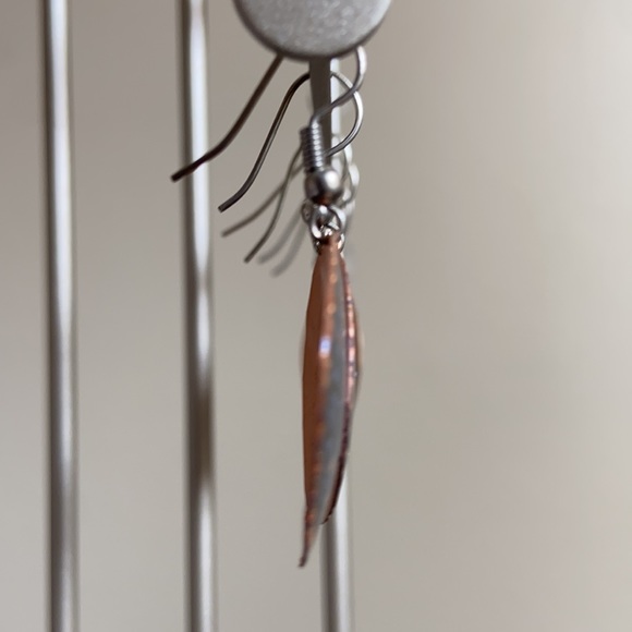 Handmade Turkish Copper Earrings - Picture 6 of 7